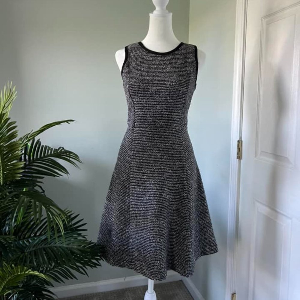 J.Crew Tweed Women’s Black White Short Dress Size 4